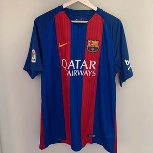 Nike Qatar airways Messi jersey